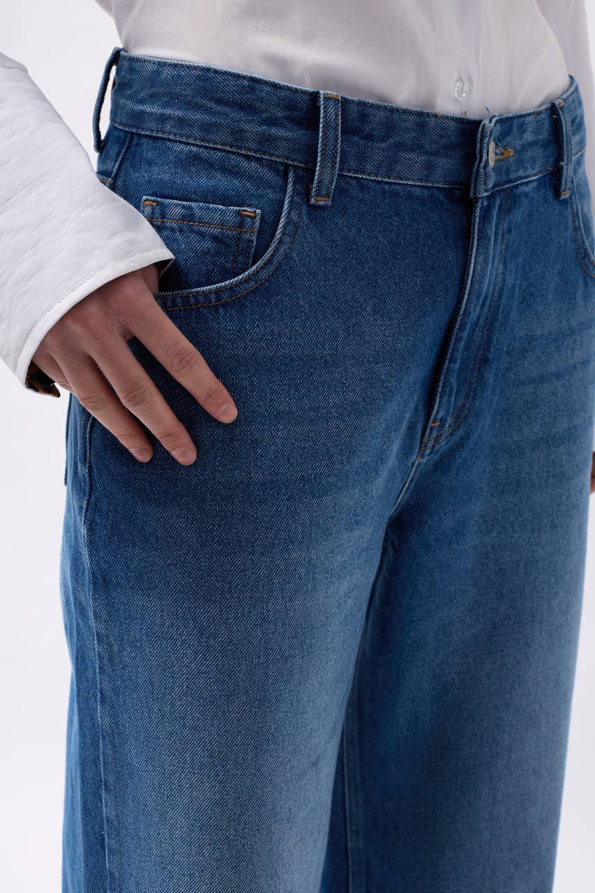 Blue High Waist Jeans